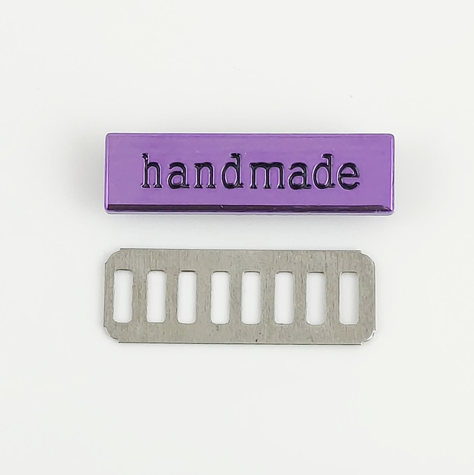 Handmade – Rectangular Tag – Purple