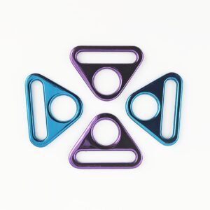 1" Triangle Connector - Colored Finishes