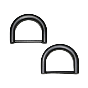 1" Sleek D-Ring - Matte Black
