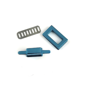 Rectangle Twist Lock - Colored - Blue